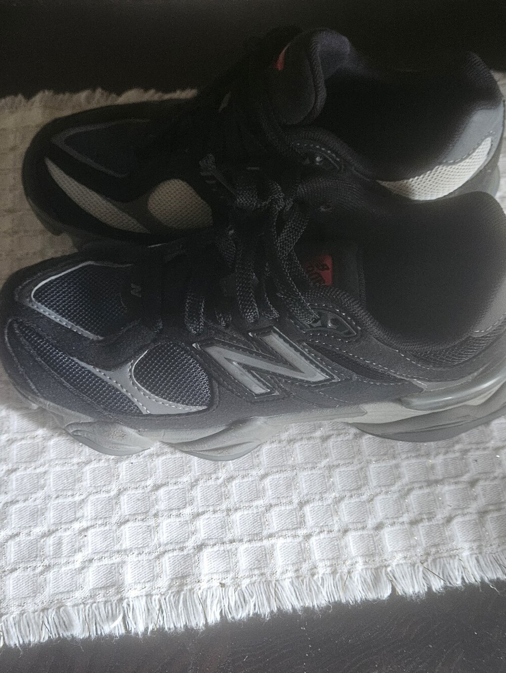 New Balance Kids' Black and Gray Athletic Sneakers